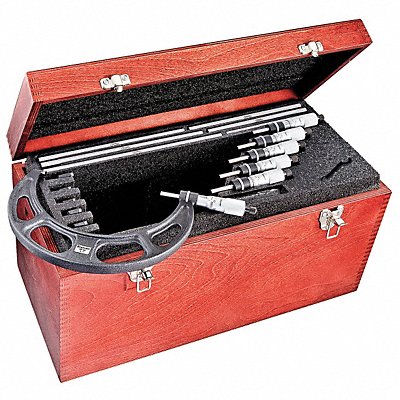 Micrometer Set 6-12 In 0.001 Res 6 Pc