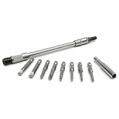 Screwdriver Bit Set 10 Pieces 1/4 Shank