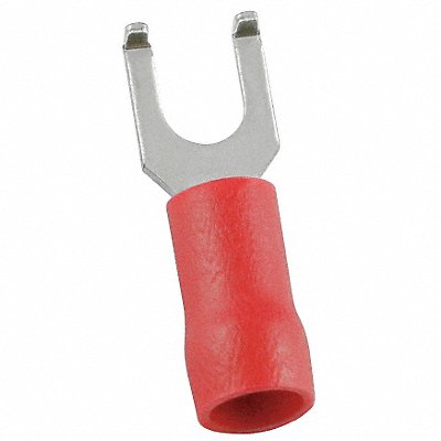 Fork Terminal Tin Copper Red PK100