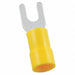 Fork Terminal Tin Copper Yellow PK50