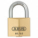 Keyed Padlock 55/64 in Rectangle Yellow