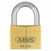 Keyed Padlock 1 7/64 in Rectangle Gold