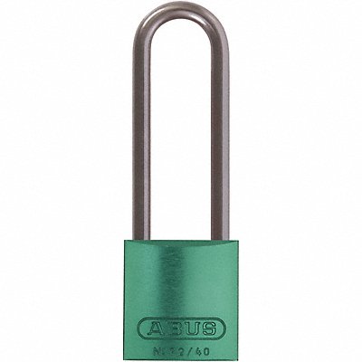 Lockout Padlock KD MK Green 1-1/2 H