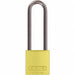 Lockout Padlock KA Yellow 1-1/2 H