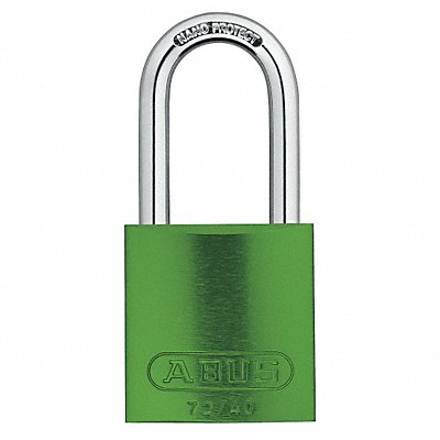 Lockout Padlock KD Green 1-1/2 H