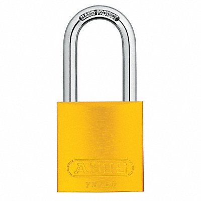 Lockout Padlock KA Yellow 1-1/2 H PK3