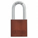 Lockout Padlock KA Brown 1-1/2 H PK3