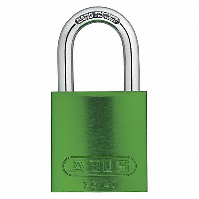 Lockout Padlock KA Green 1-1/2 H