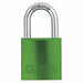 Lockout Padlock KD Green 1-1/2 H