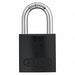 Lockout Padlock KA Black 1-1/2 H PK12