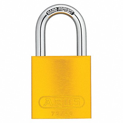 Lockout Padlock KA Yellow 1-1/2 H