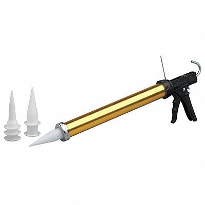 Dripless Caulk Gun Aluminum Gold