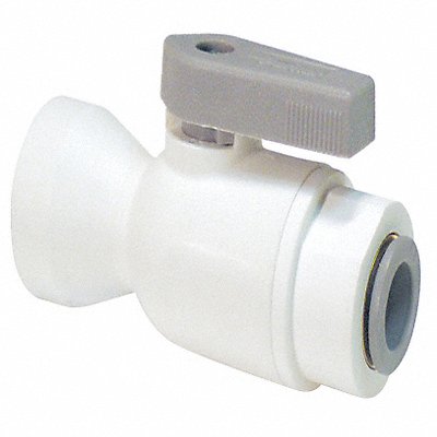 Acetal Ball Valve Push x FNPT 1/4 in