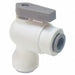 Acetal Ball Valve Push x Push 1/4 in