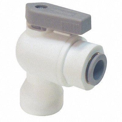 Acetal Ball Valve Push x FNPT 3/8 in