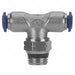 Male Swivel Branch Tee Push Conn 1/2 PK3