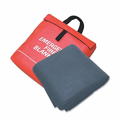 Fire Blanket 5 ft W 6 ft L Gray