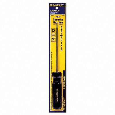 Tamperproof Hex Screwdriver 7/64 in