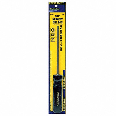 Tamperproof Hex Screwdriver 5/32 in