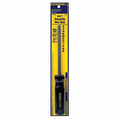 Tamperproof Hex Screwdriver 9/32 in