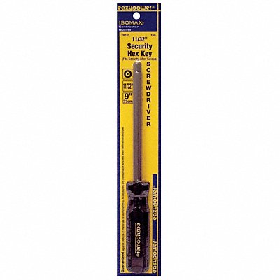 Tamperproof Hex Screwdriver 11/32 in