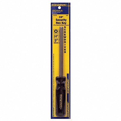 Tamperproof Hex Screwdriver 3/8 in