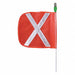 Warning Whip HD 5 Ft X Flag and Socket