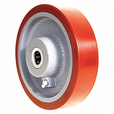 PUR Tread on Iron Core Wheel 6 