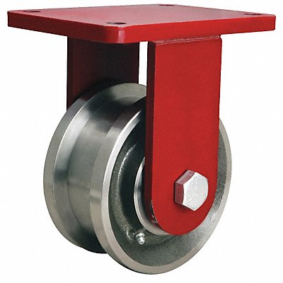 Dual-Flange Track Wheel Plate Caster