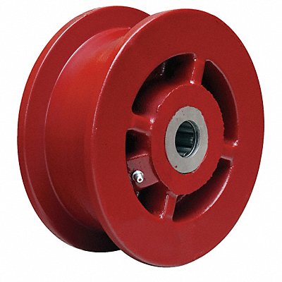 Double Flange Track Wheel 6 Wheel Dia