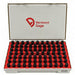 Black Ox-Coated Pin Gauge Set Dim Type 