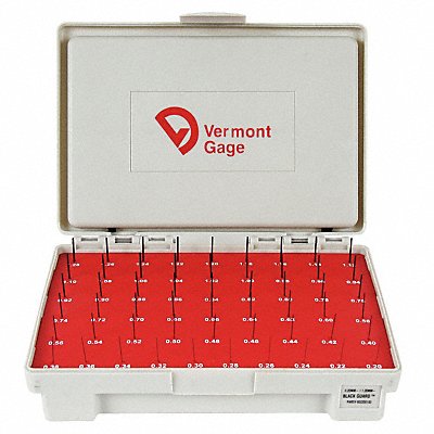 Black Ox-Coated Pin Gauge Set Metric