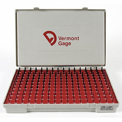 Black Ox-Coated Pin Gauge Set Metric