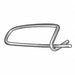 Safety Pin 1 5/8 in L 3/64 in dia PK100