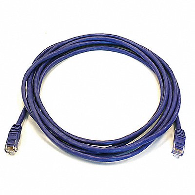 Patch Cord Cat 5e Booted Purple 10 ft.