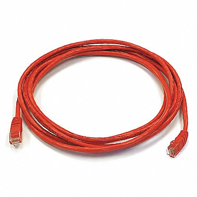 Patch Cord Cat 5e Booted Red 10 ft.