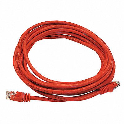 Patch Cord Cat 5e Booted Red 14 ft.