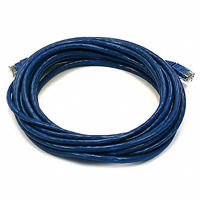 Patch Cord Cat 5e Booted Blue 20 ft.