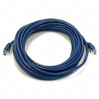 Patch Cord Cat 5e Booted Blue 25 ft.