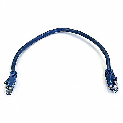 Patch Cord Cat 6 Booted Blue 1.0 ft.