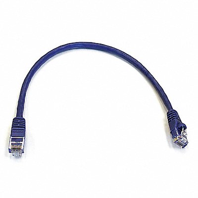 Patch Cord Cat 6 Booted Purple 1.0 ft.