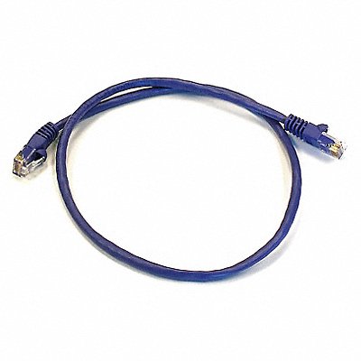 Patch Cord Cat 6 Booted Purple 2.0 ft.