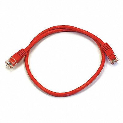 Patch Cord Cat 6 Booted Red 2.0 ft.