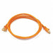 Patch Cord Cat 6 Booted Orange 3.0 ft.