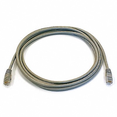 Patch Cord Cat 6 Booted Gray 10 ft.