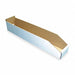 Corr Shelf Bin White Cardboard 4 3/4 in