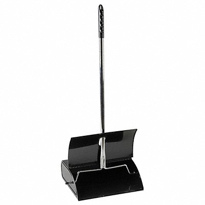 Long Handled Dust Pan Black