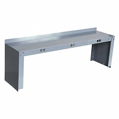 Electrical Shelf Riser 60Wx15Dx18H Gray