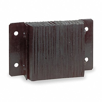 Dock Bumper 6x4-1/2x32-3/4 in Rubber