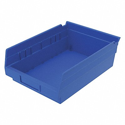 F8877 Shelf Bin Blue Indstr Grd Poly 4 in